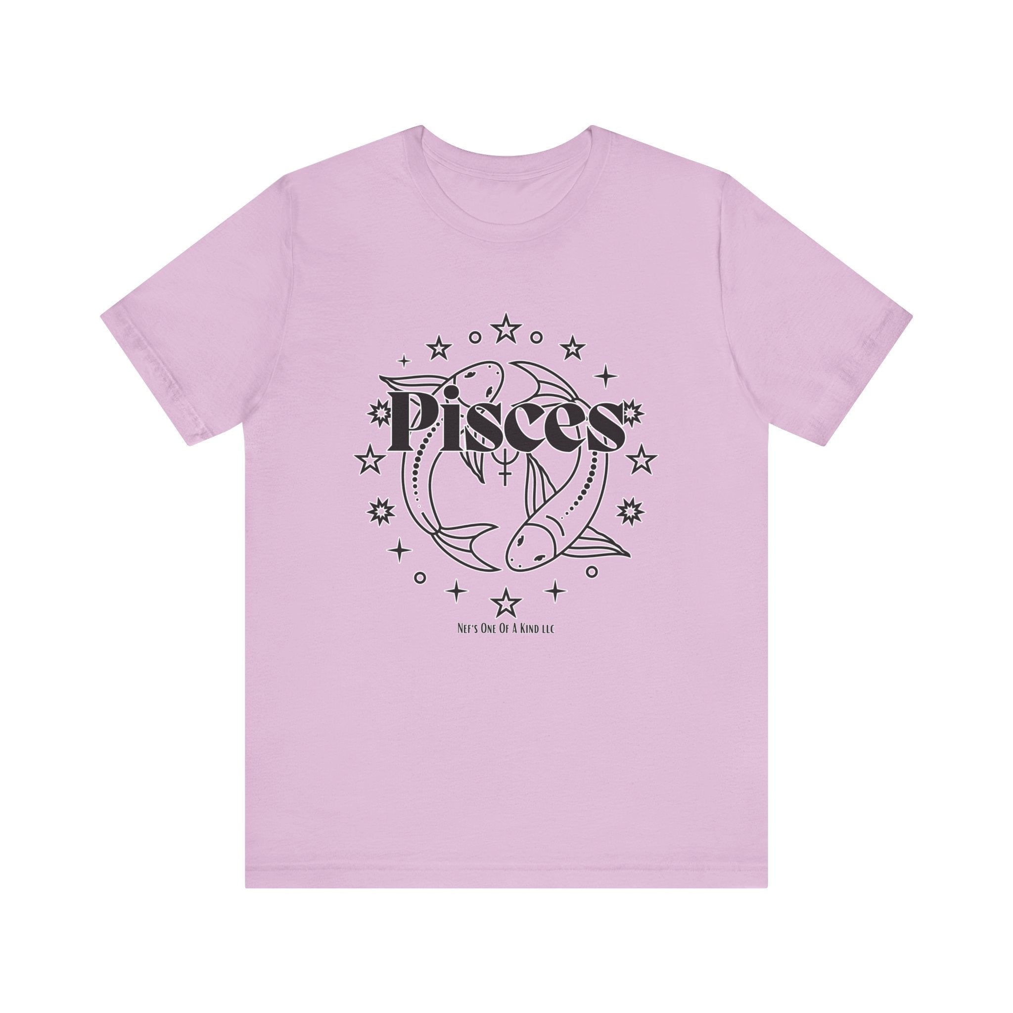 The Pisces Zodiac Unisex Casual Classic Jersey Short Sleeve Tee